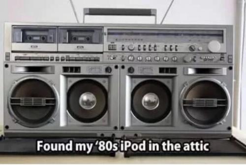iPod en los 80'
