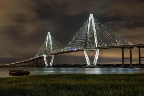 Ravenel_Bridge_at_night_from_Mt_Pleasant